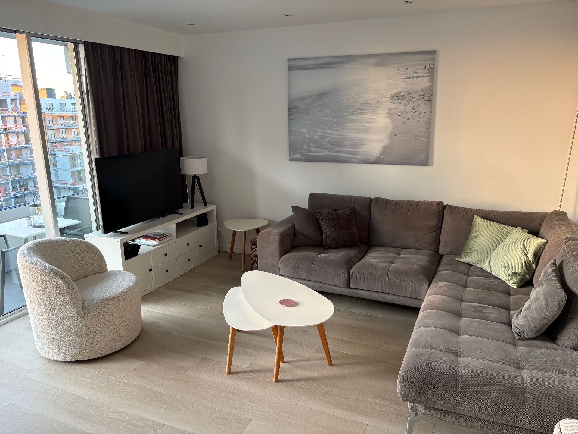 Mooi lichtrijk tweekamerappartement in Nieuwpoort-Bad (incl. garage) - vakantiewoning Nieuwpoort
